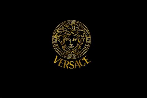 logo de versace dorado